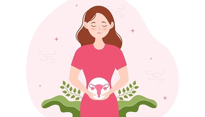 Donna con dolore pelvico associato all’endometriosi